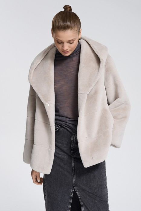 шуба из искусственного меха 724198003 фотография