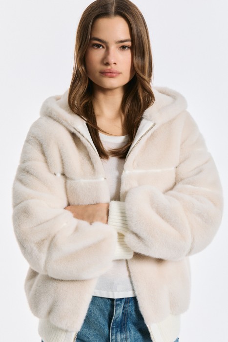 шуба из искусственного меха 794152003 фотография