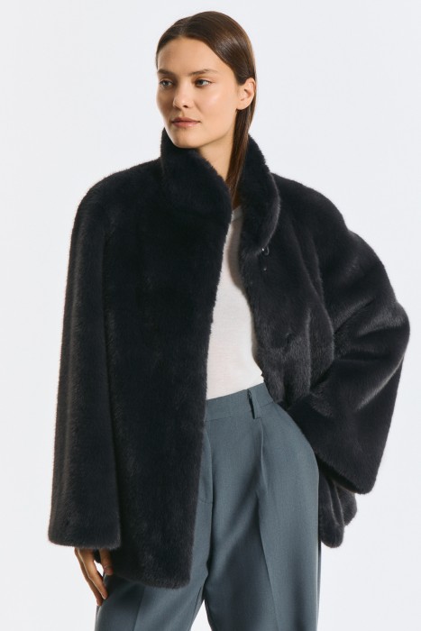 шуба из искусственного меха 783193003 фотография