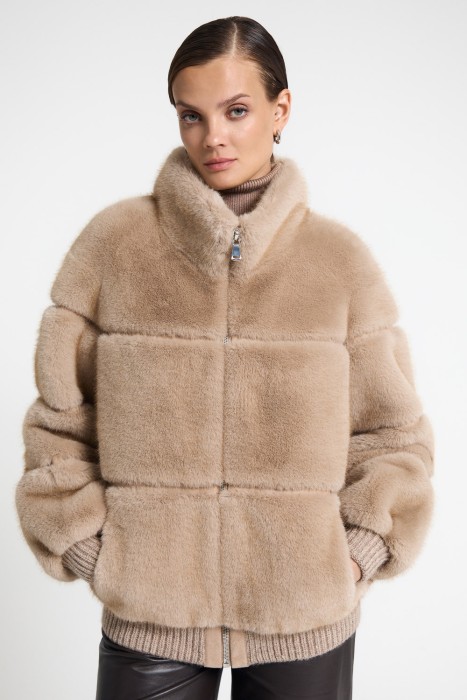 шуба из искусственного меха 794149003 фотография