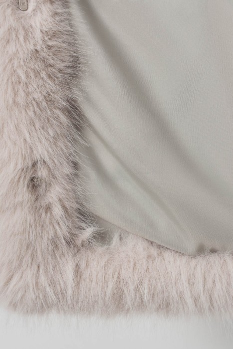 шуба из искусственного меха из россии вид сбоку