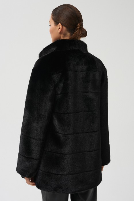 шуба из искусственного меха из россии вид сбоку