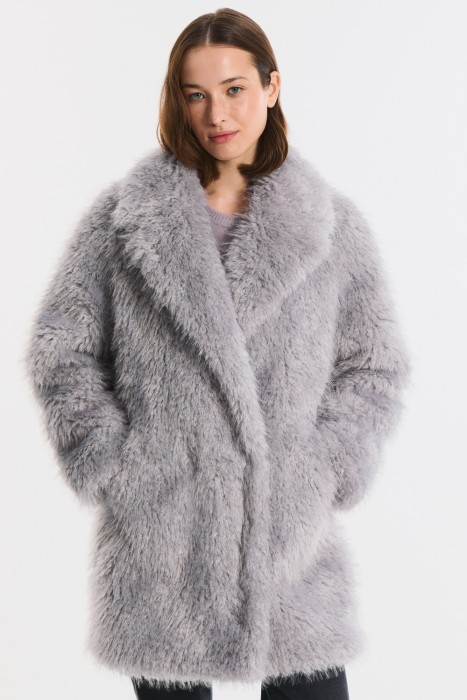 шуба из искусственного меха 790716003 фотография