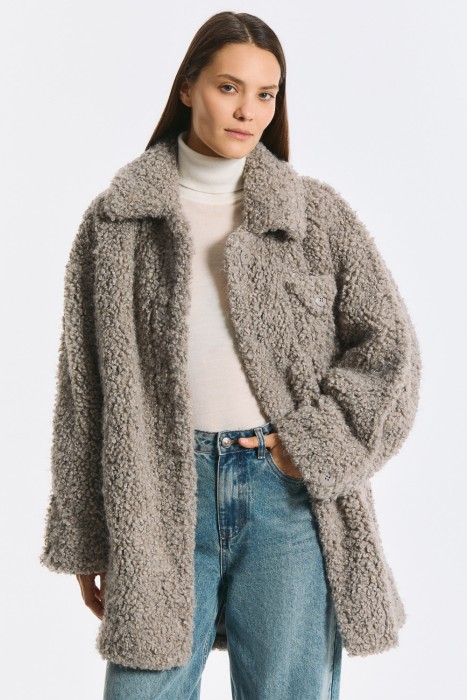 шуба из искусственного меха 791155003 фотография