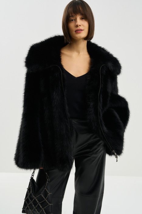 шуба из искусственного меха 799795003 фотография