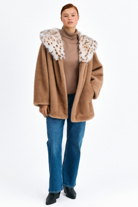 шуба из искусственного меха 801592003 фотография