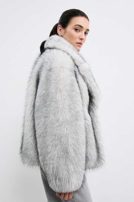 шуба из искусственного меха 791345003 фотография