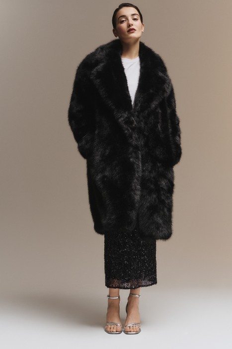 шуба из искусственного меха 791158003 фотография