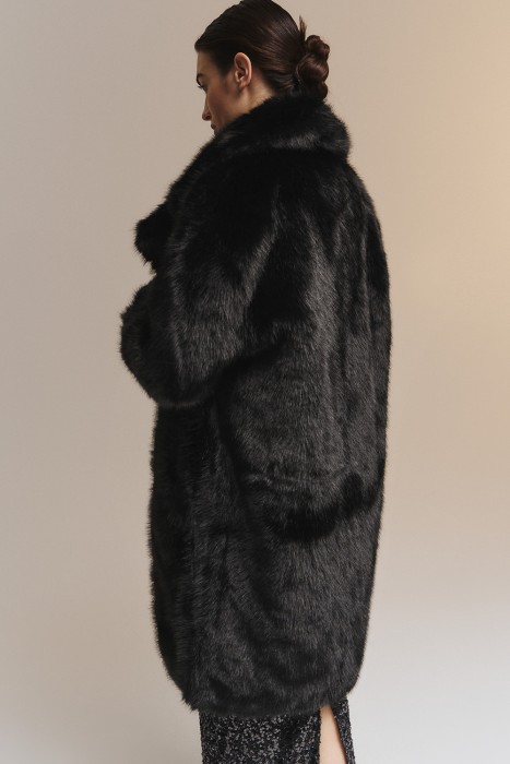 шуба из искусственного меха из россии вид сбоку