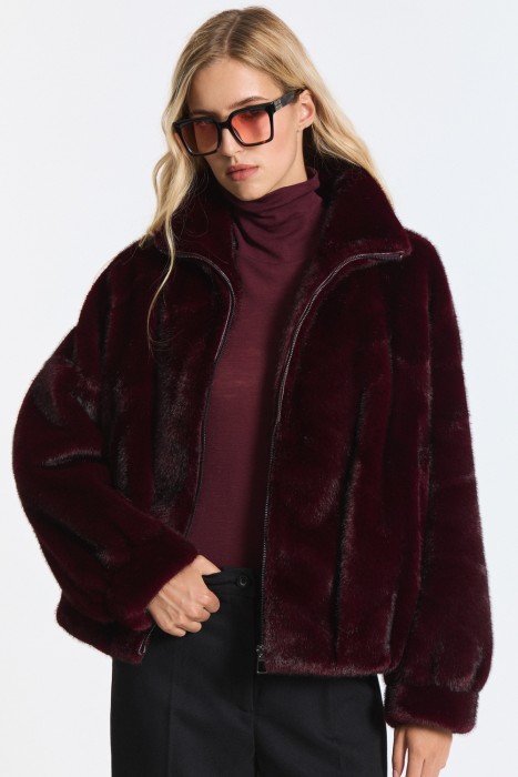 шуба из искусственного меха 791167003 фотография