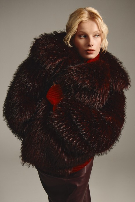 шуба из искусственного меха 791015003 фотография