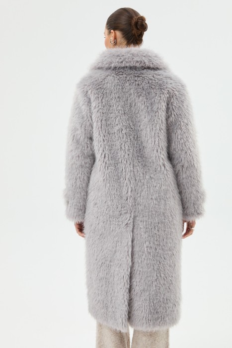 шуба из искусственного меха из россии вид сбоку