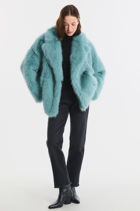 шуба из искусственного меха 790717003 фотография