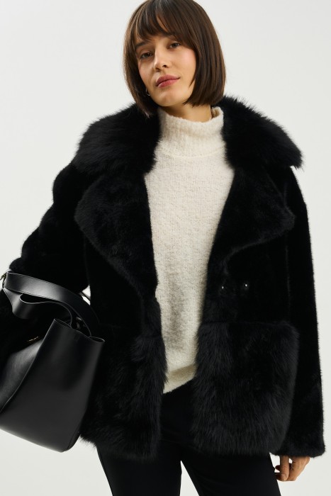 шуба из искусственного меха 791145003 фотография