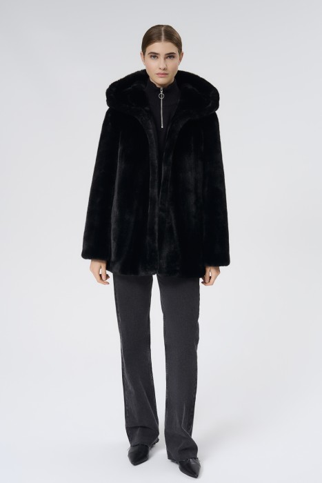 шуба из искусственного меха 723937003 фотография