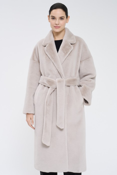 шуба из искусственного меха 724210003 фотография