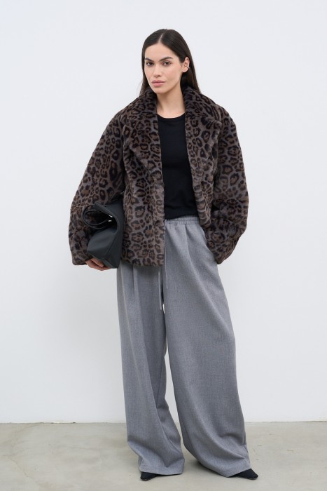 шуба из искусственного меха 791354003 фотография