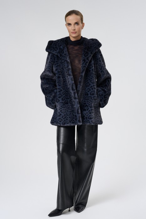 шуба из искусственного меха 740210003 фотография