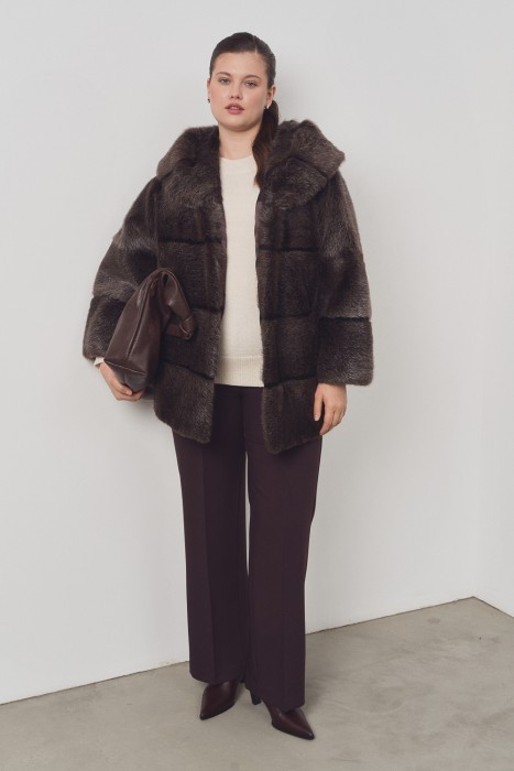 шуба из меха нутрии 795375003 фотография