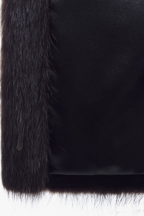 шуба из меха нутрии из россии вид сбоку