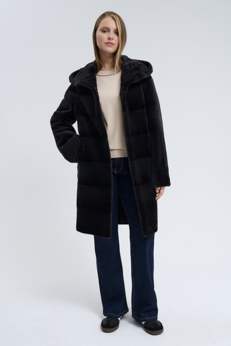 шуба из меха нутрии 725159003 фотография