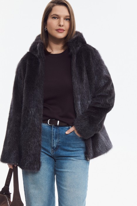 шуба из меха нутрии 795365003 фотография