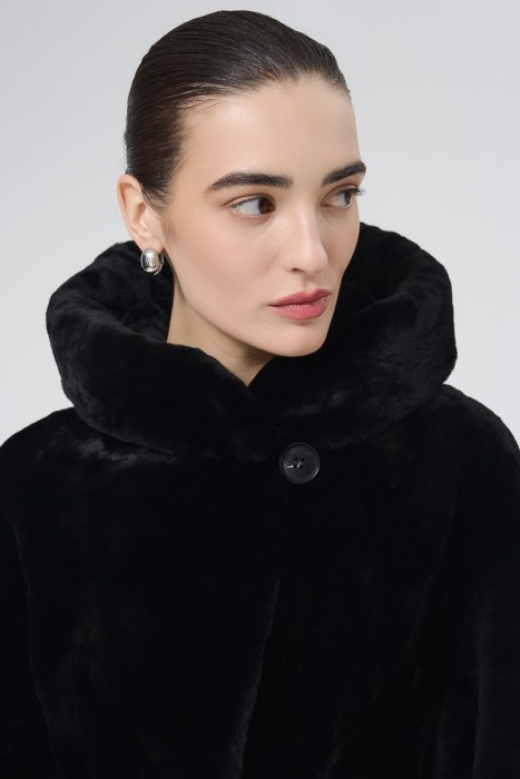 шуба из мутона из россии вид сбоку