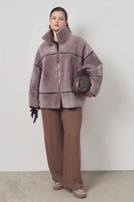 шуба из овчины астраган 797098003 фотография