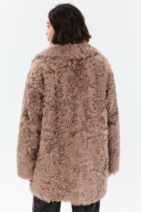 шуба из овчины калган по цене 33970 руб вид справа