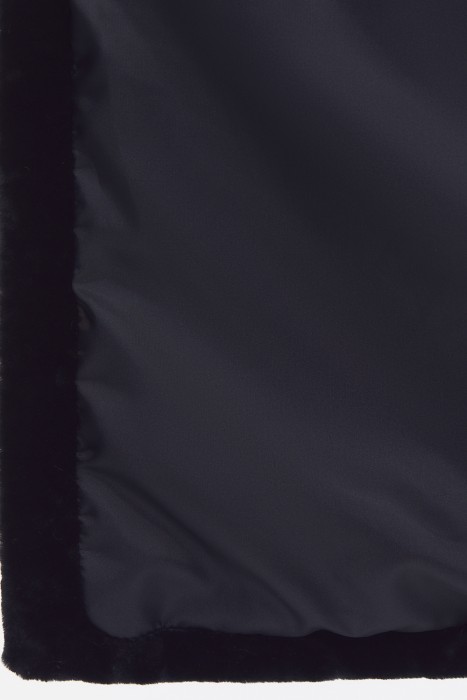 шуба из овчины с поясом по цене 59720 руб вид справа