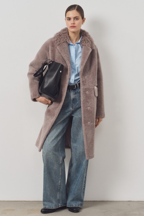 шуба из овчины 795709003 фотография