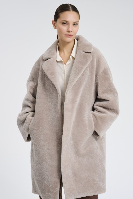 шуба из овчины 737706003 фотография