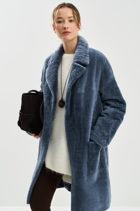 шуба из овчины 741406003 фотография