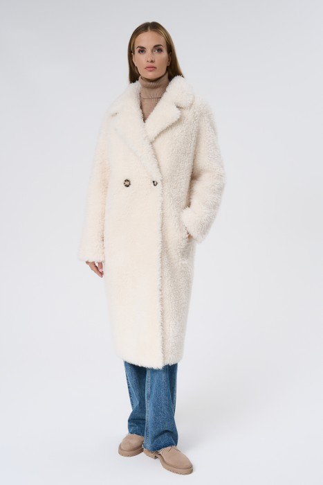 шуба из овечьей шерсти 739681003 фотография