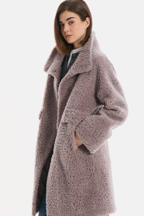 шуба из овечьей шерсти 732610003 фотография