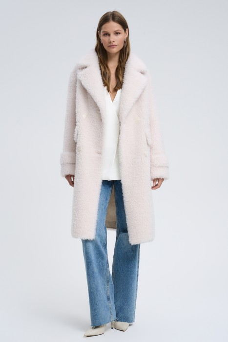 шуба из овечьей шерсти 739686003 фотография