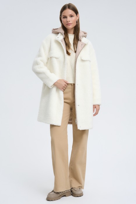 шуба из овечьей шерсти 734211003 фотография