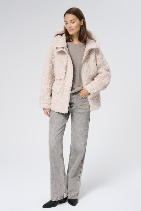 шуба из овечьей шерсти 732200003 фотография