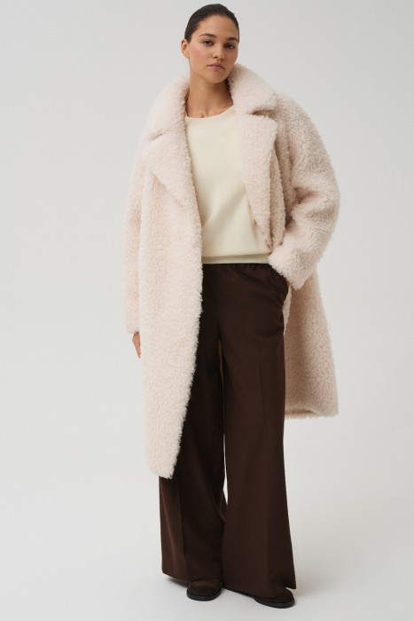 шуба из овечьей шерсти 733253003 фотография