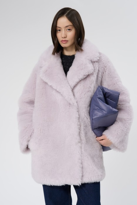 шуба из овечьей шерсти 733354003 фотография