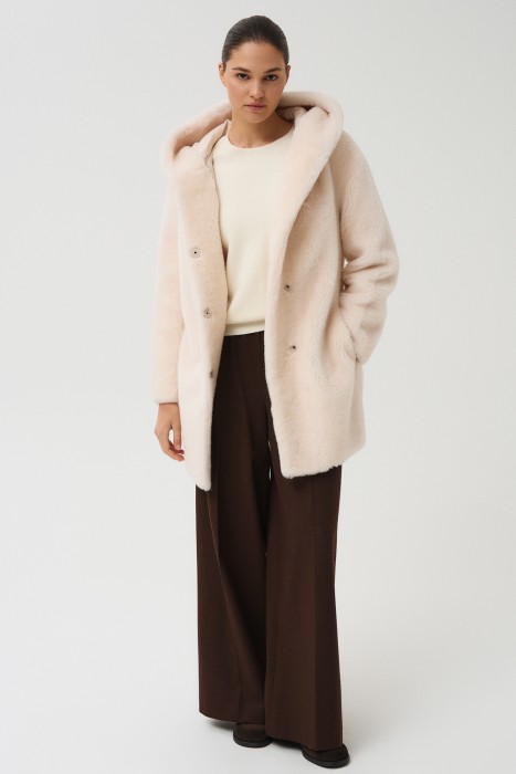 шуба из овечьей шерсти 733261003 фотография