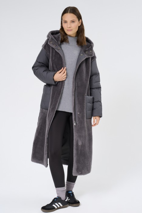 шуба из овечьей шерсти 733730003 фотография