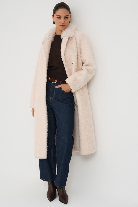 шуба из овечьей шерсти 732613003 фотография