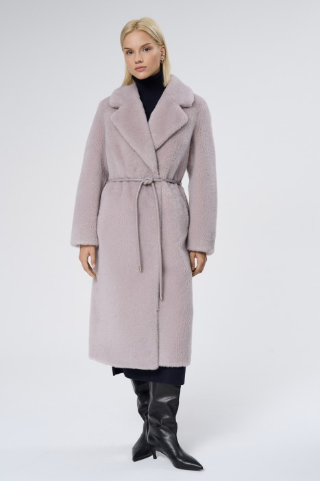 шуба из овечьей шерсти 732203003 фотография