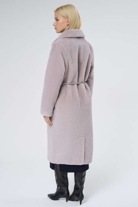 шуба из овечьей шерсти по цене 9710 руб вид справа