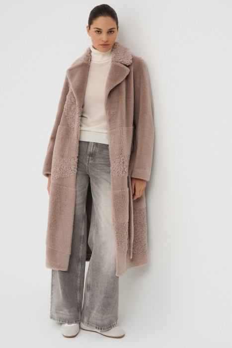 шуба из овечьей шерсти 733628003 фотография