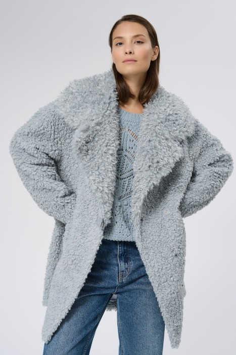 шуба из овечьей шерсти 732196003 фотография