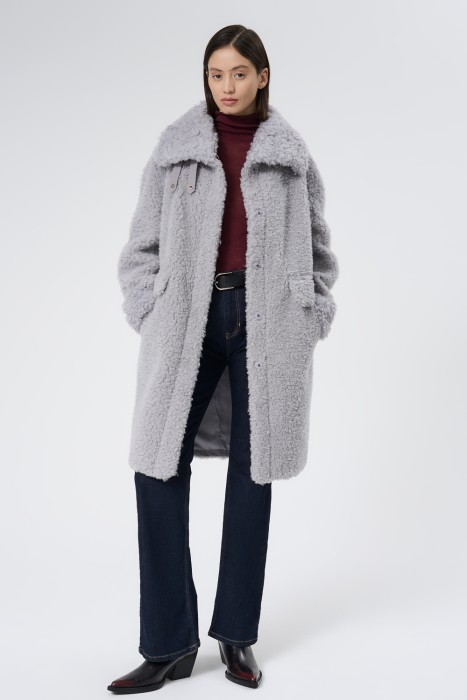 шуба из овечьей шерсти 733259003 фотография