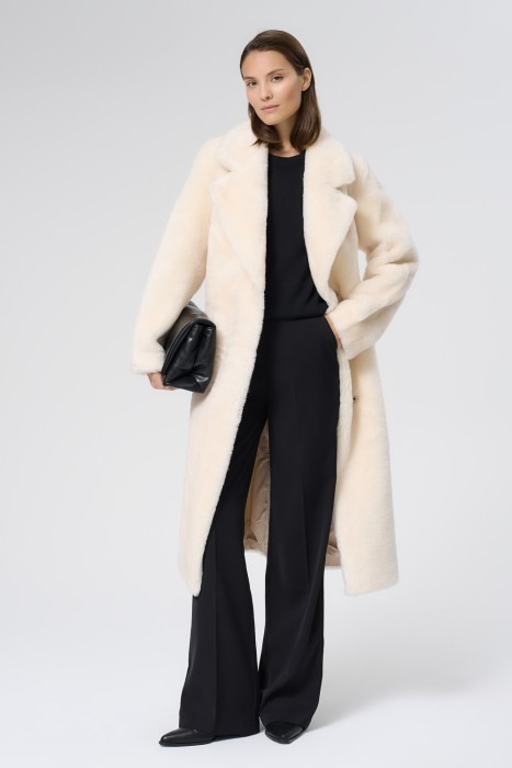 шуба из овечьей шерсти 732186003 фотография