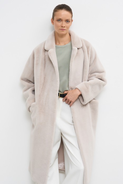 шуба из шерсти кролика 783207003 фотография